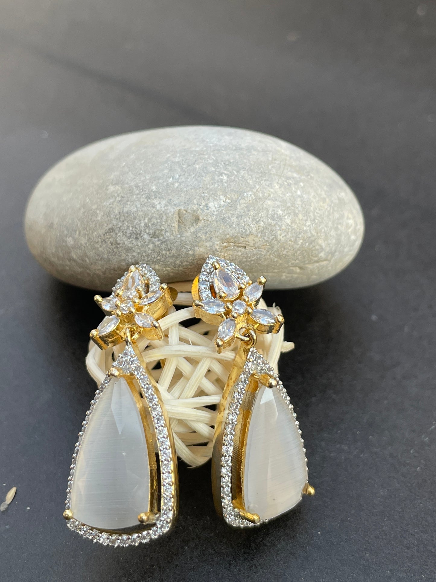 Glimmering Ice Earrings