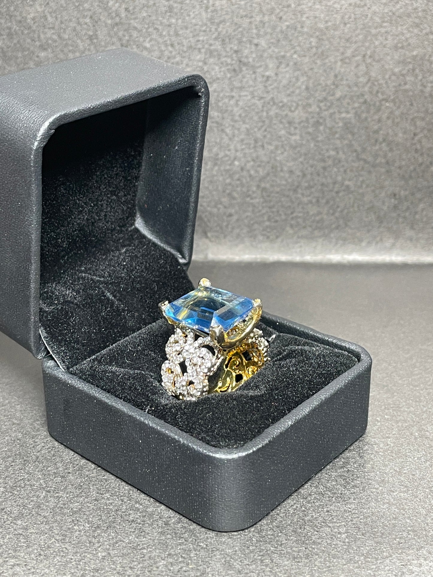 Oceanic Blue Ring