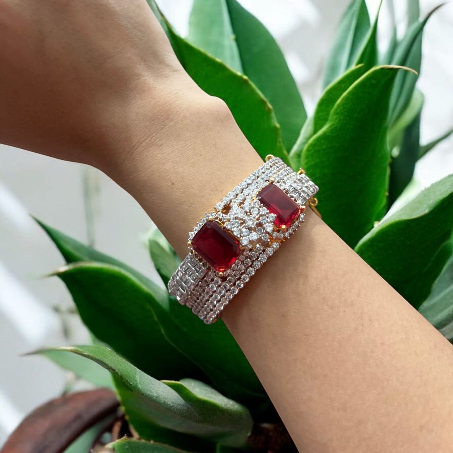 Ruby Royale Bangle