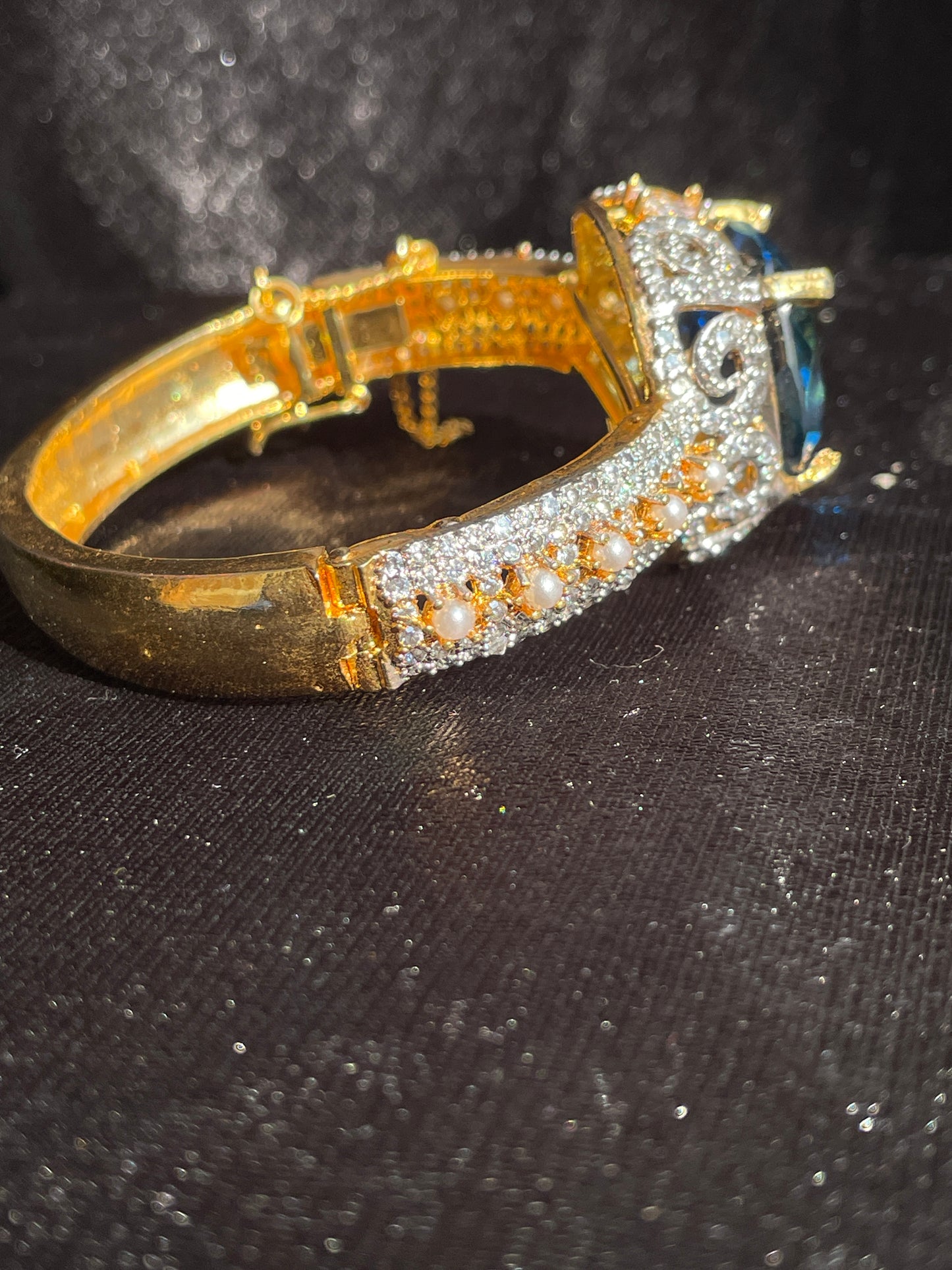 Sapphire Splendor Bangle