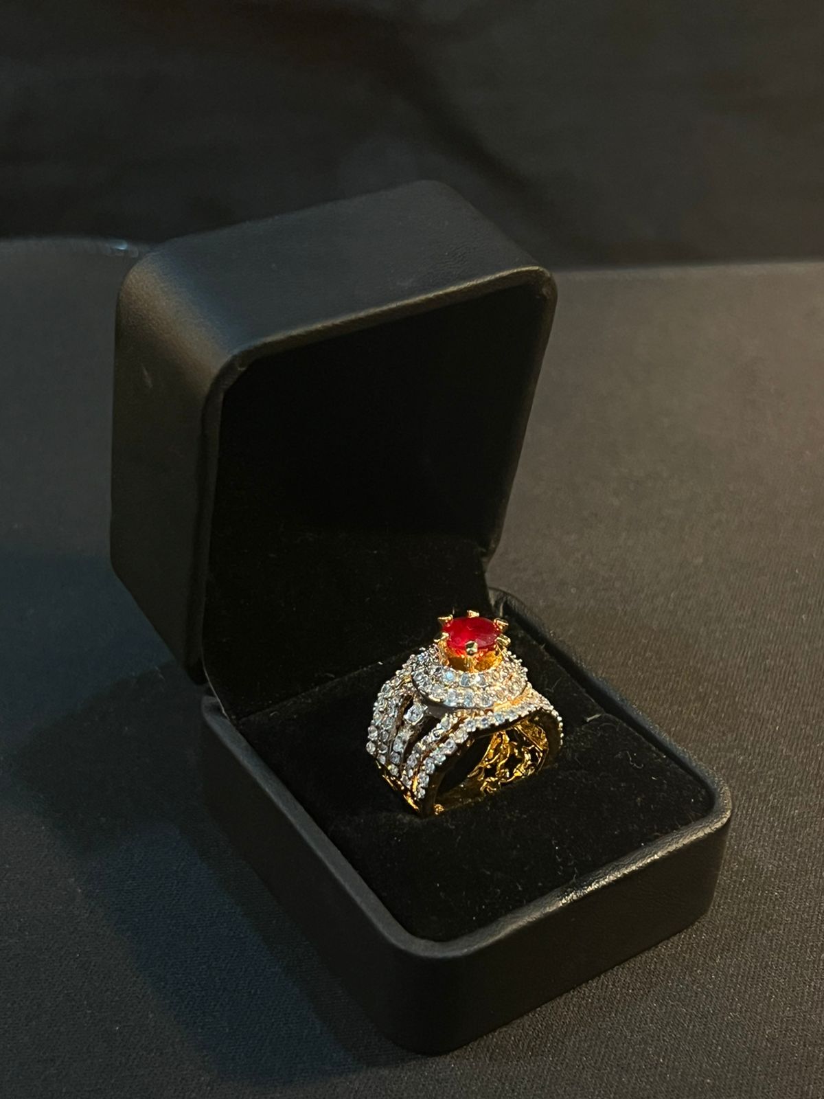 Garnet Glow Ring