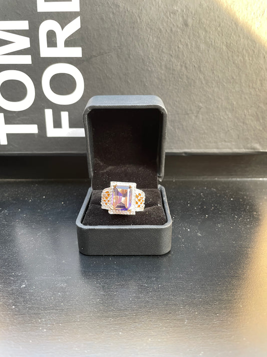 Amethyst Aura Ring