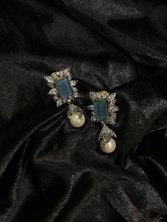 Shining Garnet Earrings