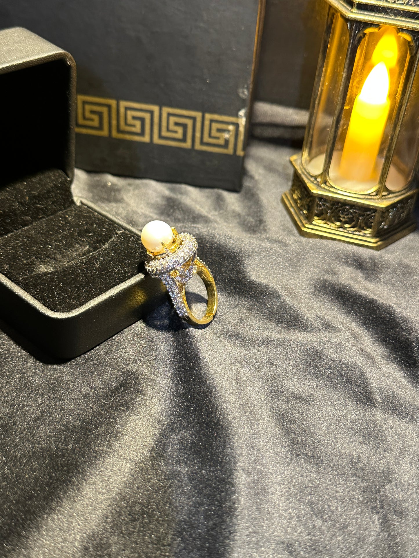 Crowned Pearl Ring