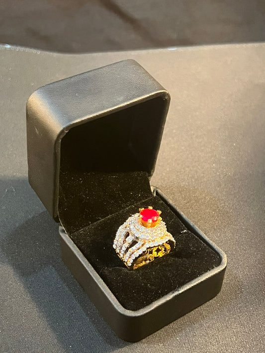 Garnet Glow Ring