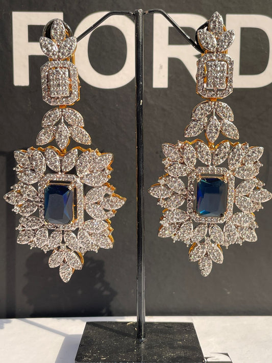 Sapphire Bloom Earrings